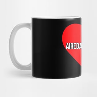 I love Airedale Terriers Mug